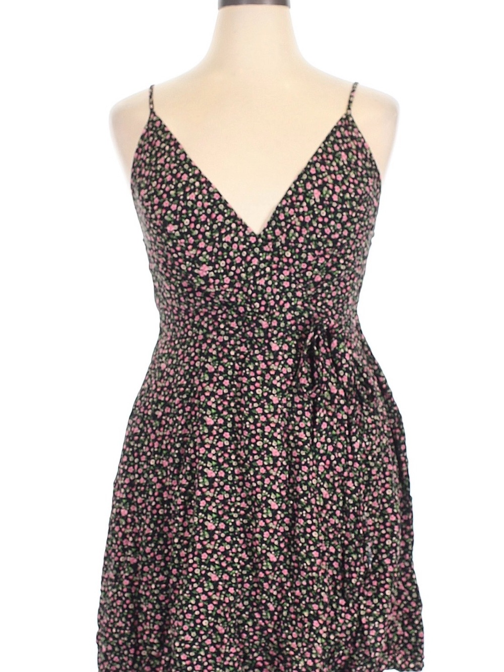 Floral Spaghetti-Strap cocktail dress